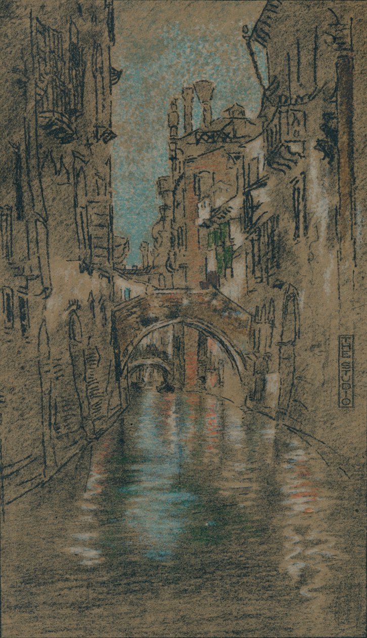 Venedik Kanalı, c1880 by James Abbott McNeill Whistler