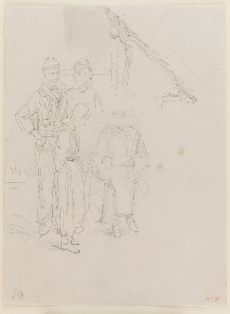Bir Sanatçı Eskizleri, 1858. by James Abbott McNeill Whistler