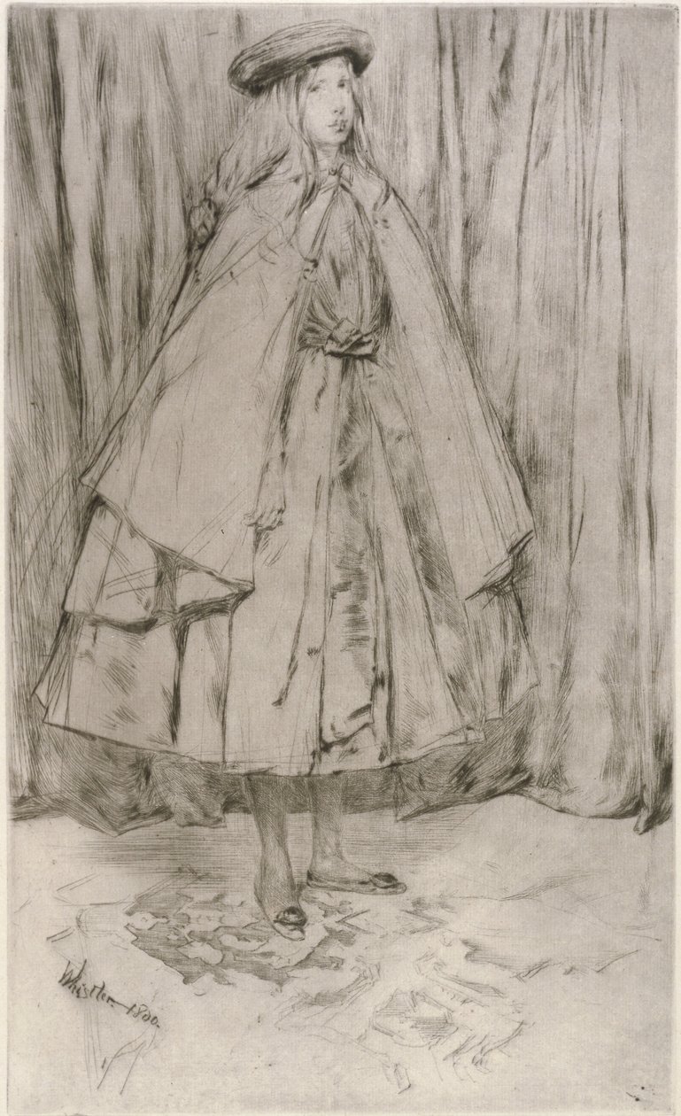 ಅನ್ನಿ ಹೇಡೆನ್, 1860 ಟರ್ಕ್ by James Abbott McNeill Whistler