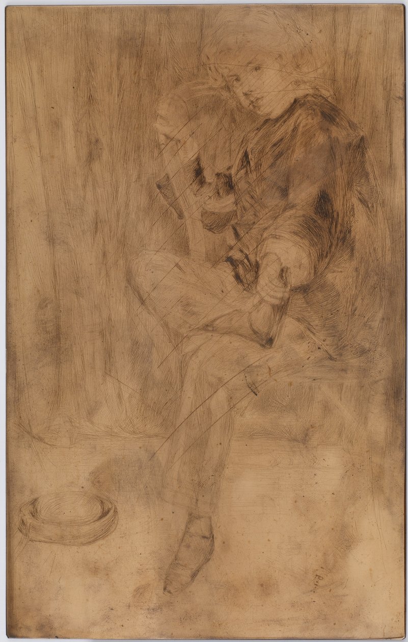 ಆರ್ಥರ್ ಹೇಡನ್, 1859 (ತಾಮ್ರ) ಟರ್ಕ್ by James Abbott McNeill Whistler