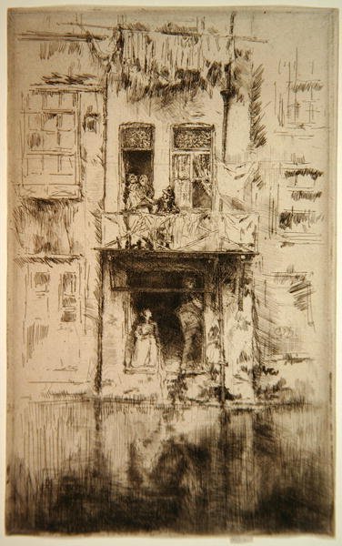 Balkon, Amsterdam by James Abbott McNeill Whistler