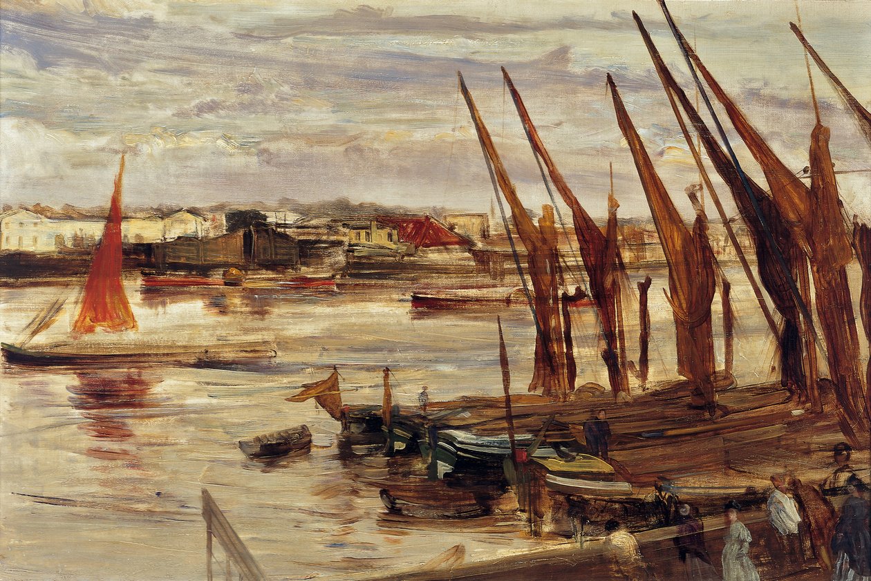 Battersea Menzil, c.1863 by James Abbott McNeill Whistler