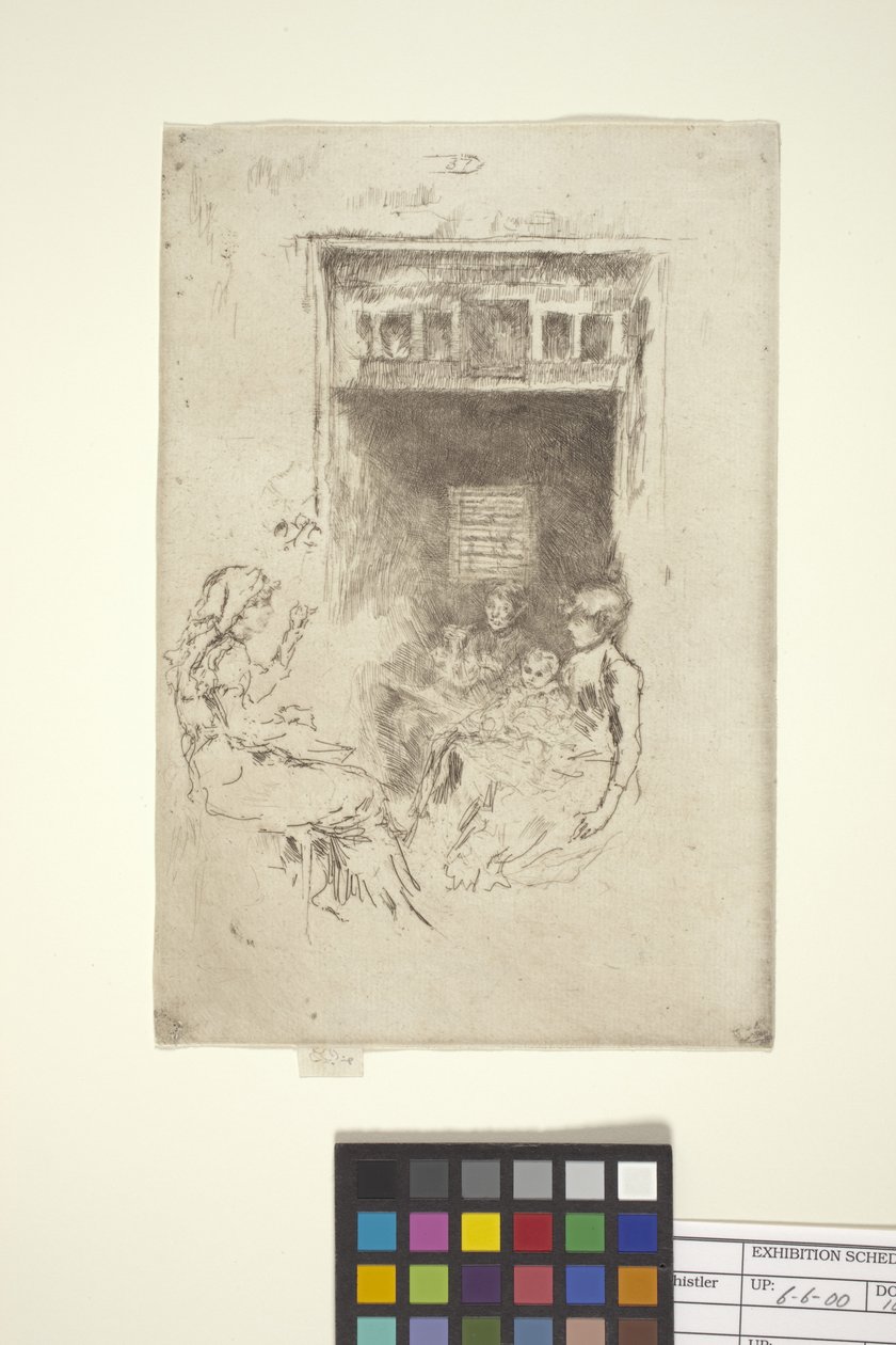 Boncuk-Stringers (gravür) by James Abbott McNeill Whistler