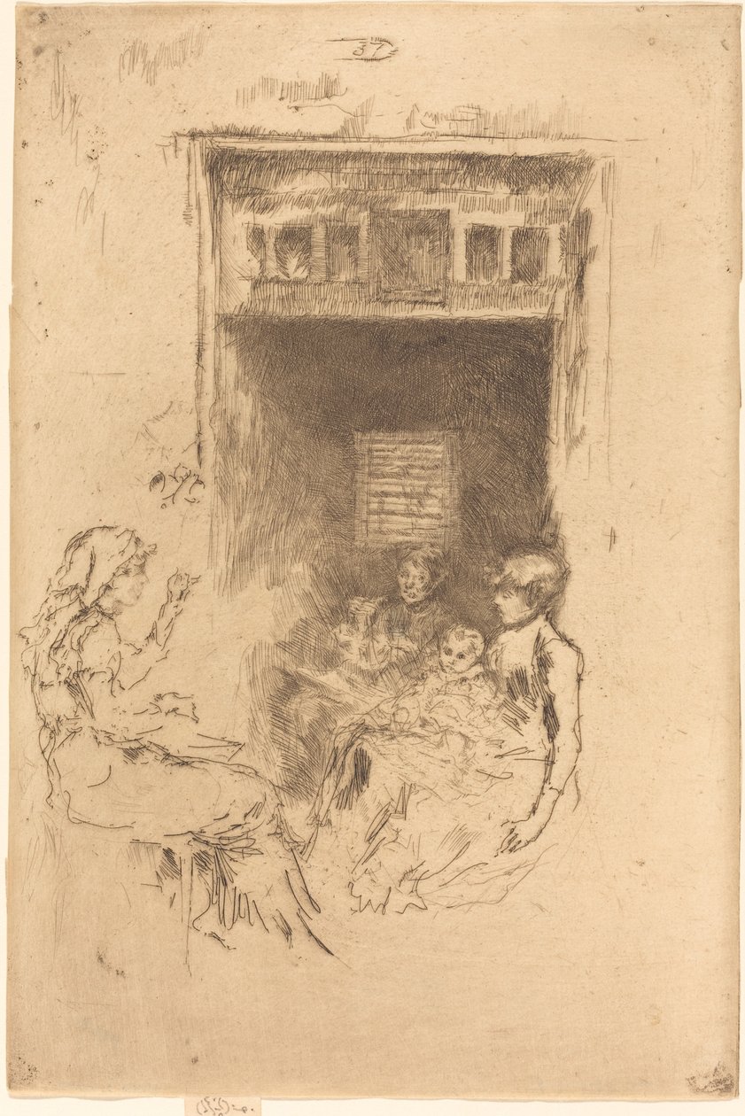 Boncuk Telleri, 18791880. by James Abbott McNeill Whistler
