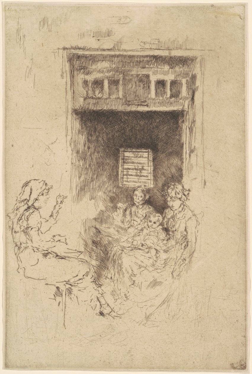 Boncuk Kordonları, 1880. by James Abbott McNeill Whistler