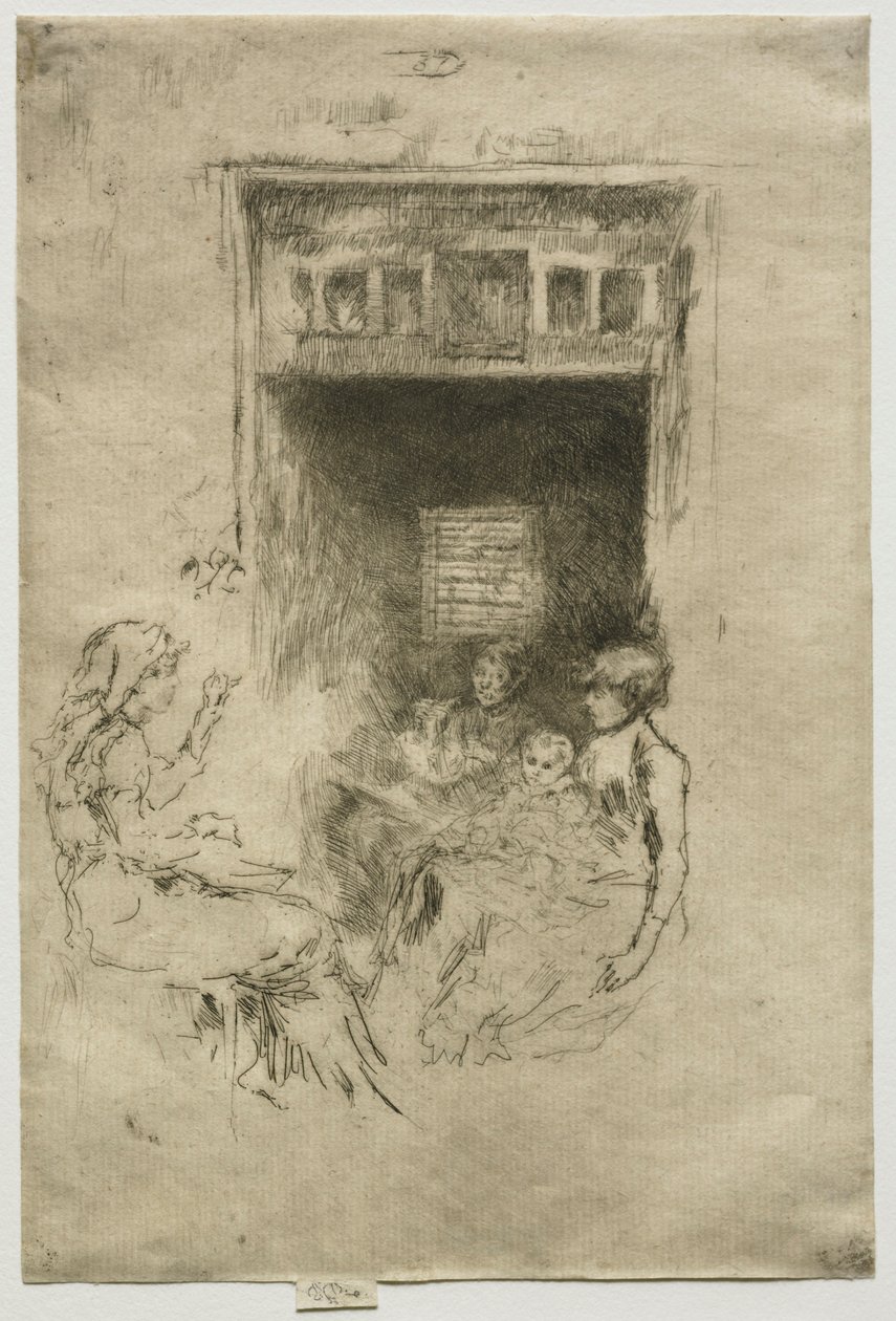 Boncuk Telleri. by James Abbott McNeill Whistler