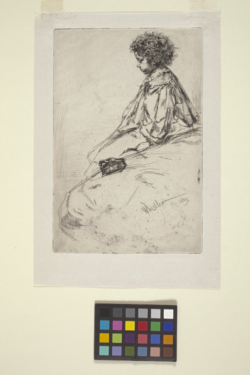 Bibi Lalouette (gravür) by James Abbott McNeill Whistler