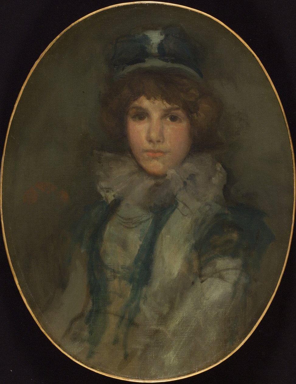 Mavi ve Mercan: Küçük Mavi Bonnet, 1898 by James Abbott McNeill Whistler