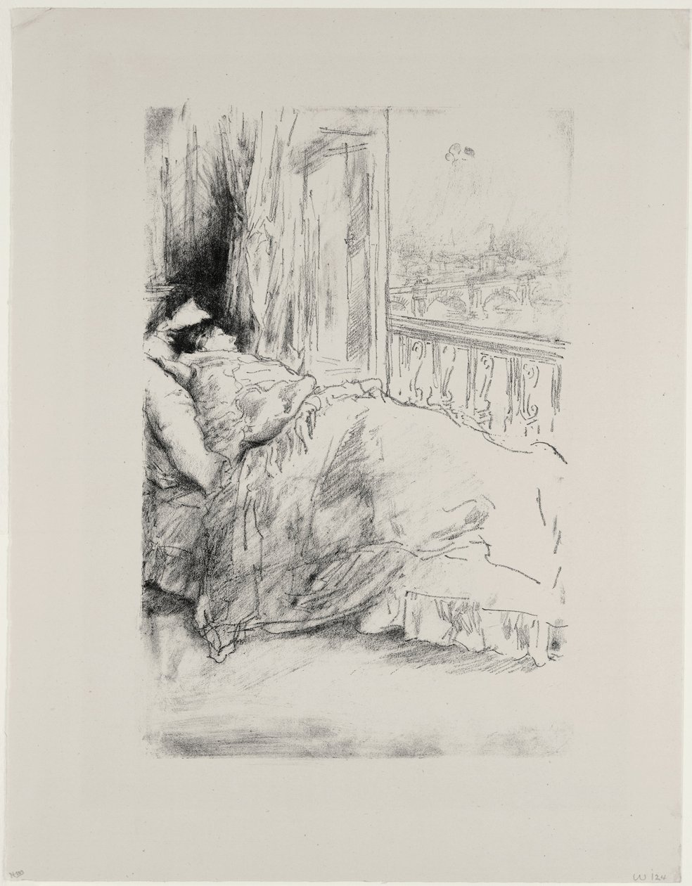 Balkonun Yanında, 1896 by James Abbott McNeill Whistler