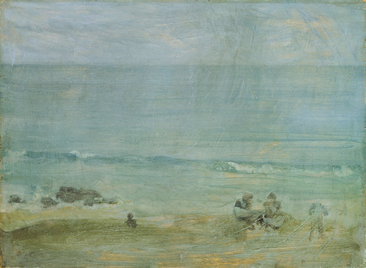 Kıyıda, St. Ives (gemide petrol) by James Abbott McNeill Whistler