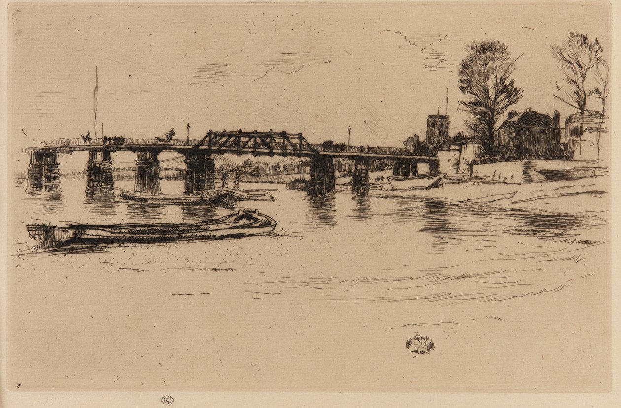 Chelsea, 1879. by James Abbott McNeill Whistler