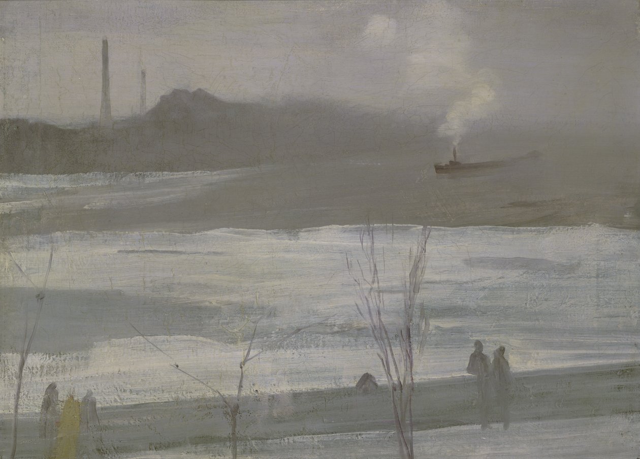 Buz üzerinde Chelsea by James Abbott McNeill Whistler
