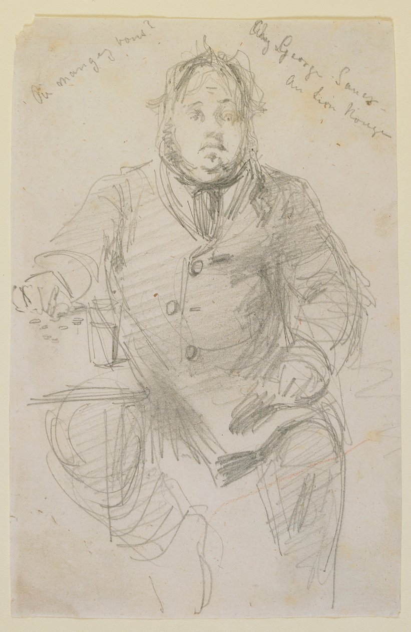 Chez George Sauer ve Aslan Kül, 1858. by James Abbott McNeill Whistler