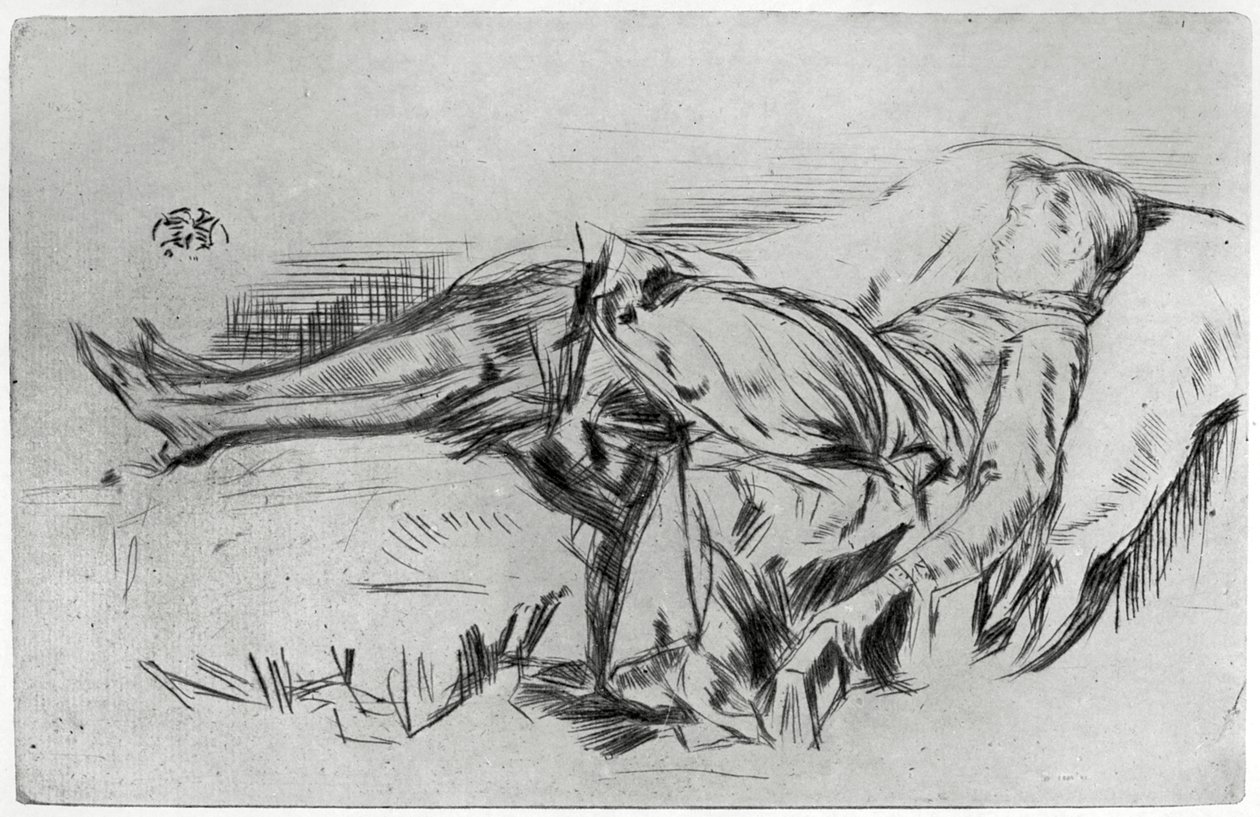 Kanepedeki Çocuk, 19. yüzyıl 1904. by James Abbott McNeill Whistler