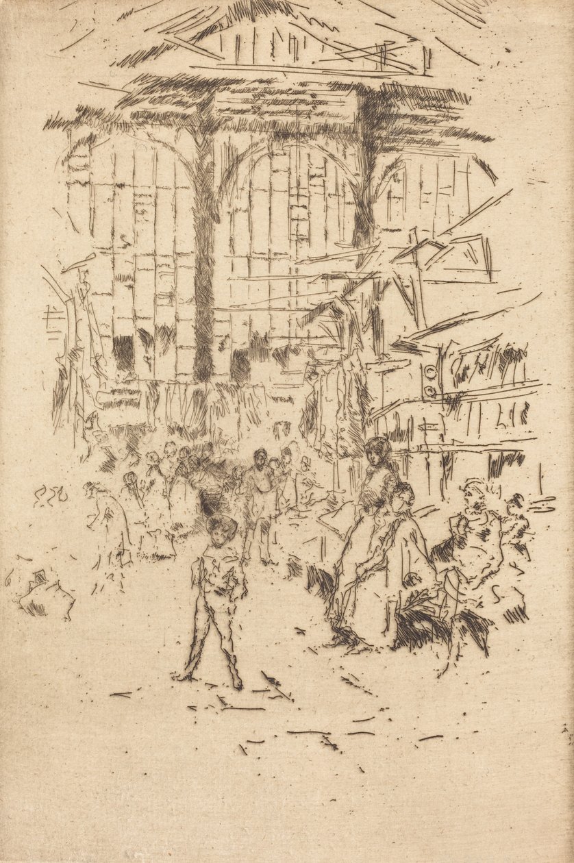 Kıyafet Borsası, No.II, c. 18861888. by James Abbott McNeill Whistler