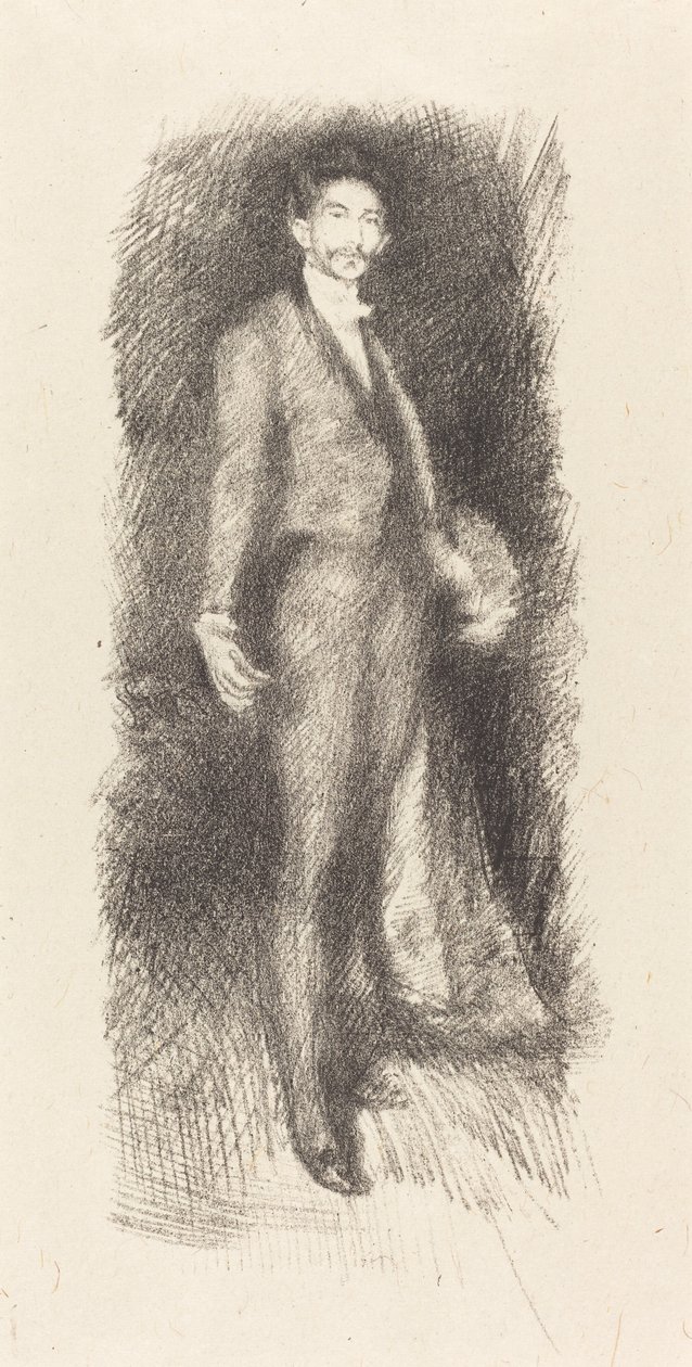 Kont Robert de Montesquiou, No. 2, 1894. by James Abbott McNeill Whistler