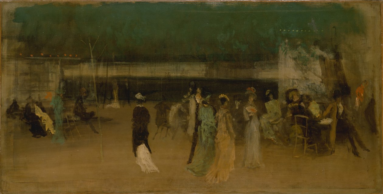 Cremorne Bahçeleri, No. 2, c.1870-80 by James Abbott McNeill Whistler