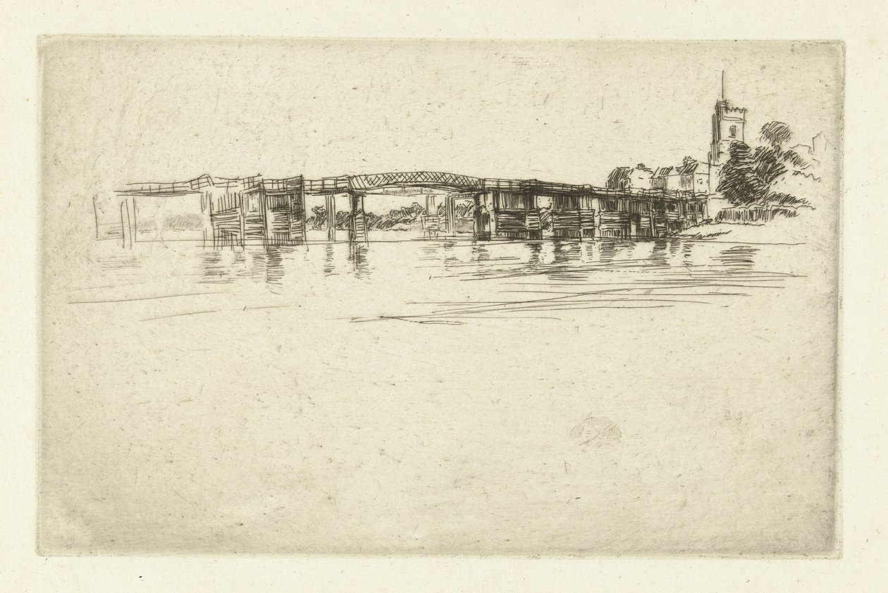 Küçük Putney Köprüsü Küçük Putney by James Abbott McNeill Whistler