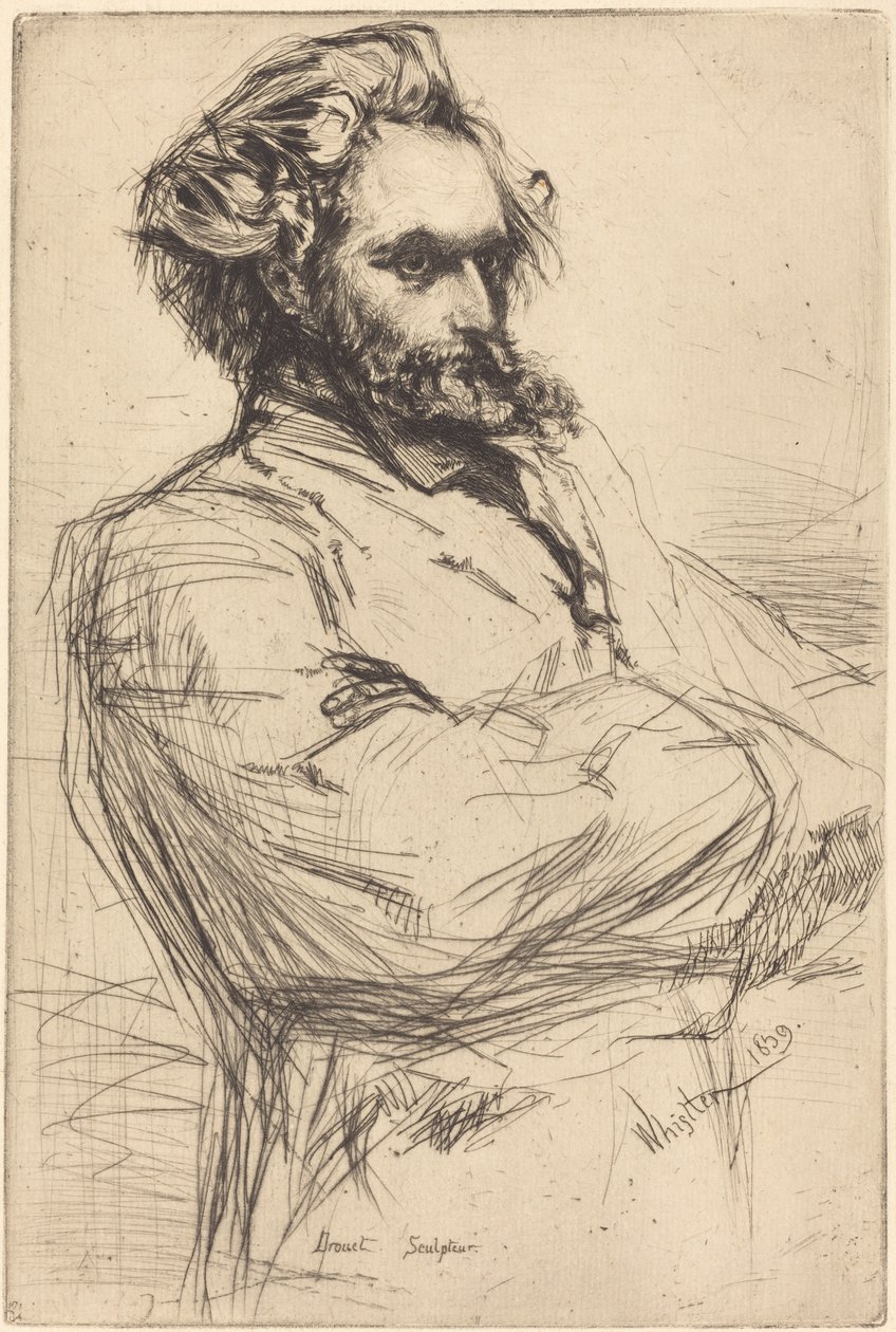 Drouet, 1859. by James Abbott McNeill Whistler