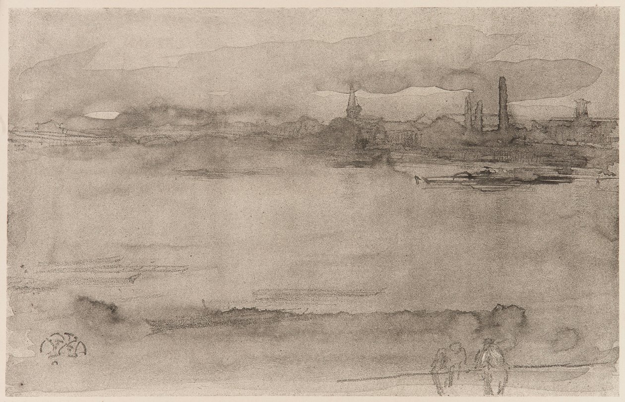 Sabah erken, 1878. by James Abbott McNeill Whistler