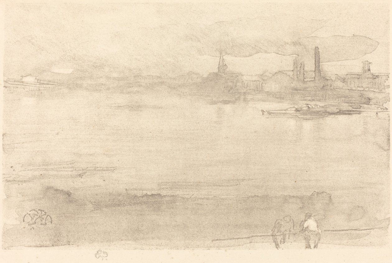 Sabah erken, 1878. by James Abbott McNeill Whistler