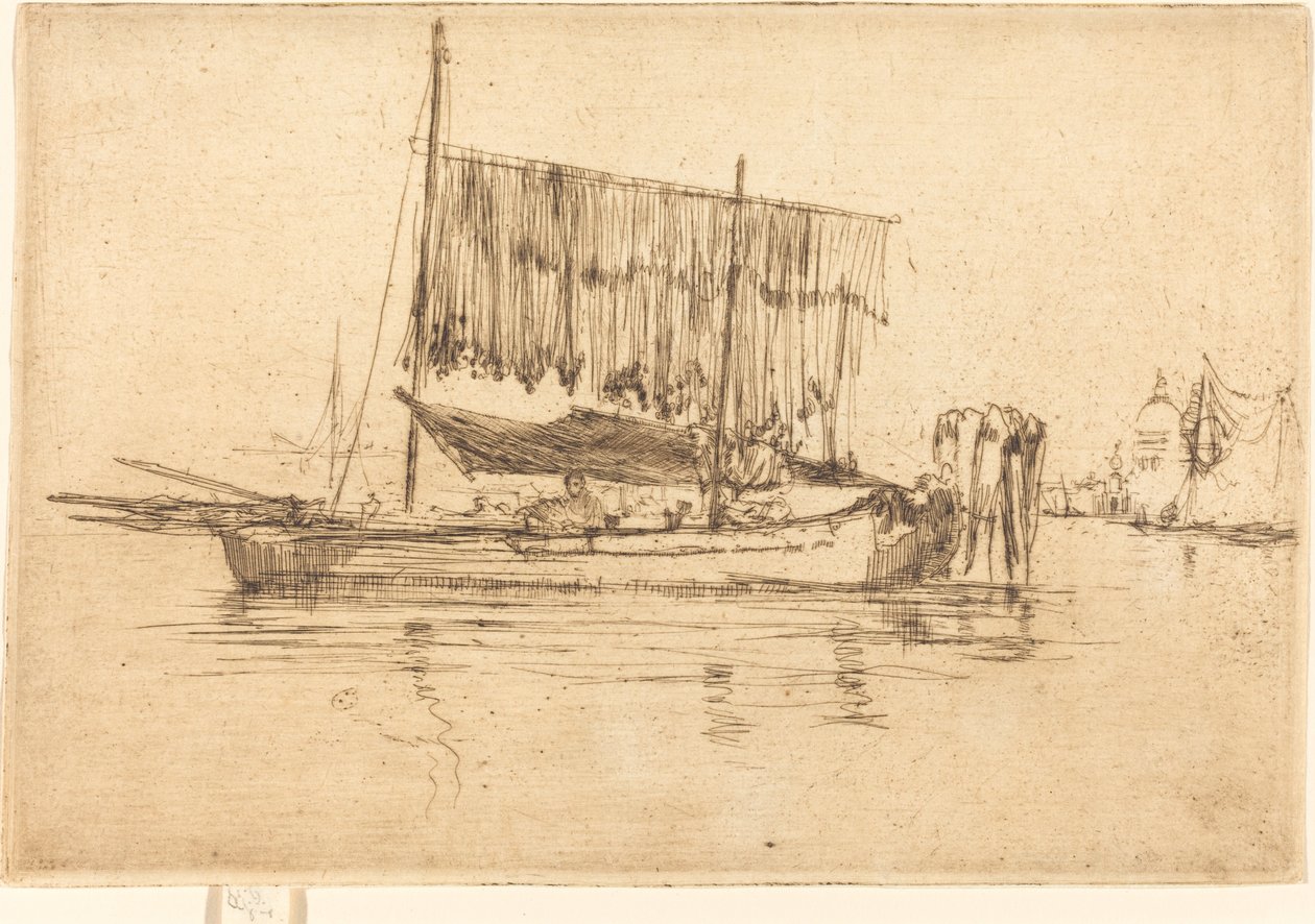 Balıkçı Teknesi, 1880. by James Abbott McNeill Whistler