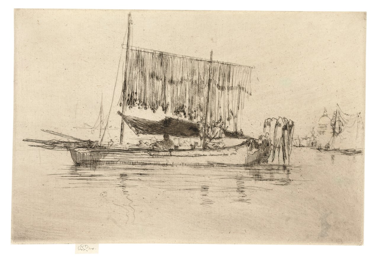 Balıkçı Teknesi, 1879-80 by James Abbott McNeill Whistler