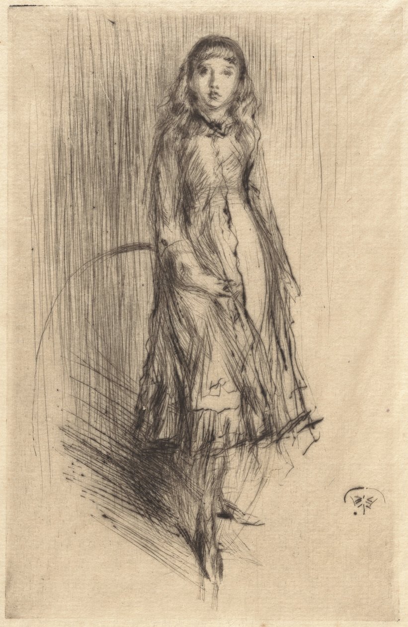 Floransa Leyland, c. 1873. by James Abbott McNeill Whistler