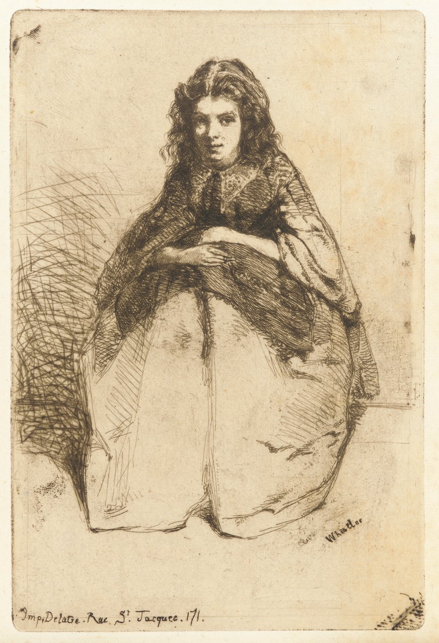 Çizgi roman, 1858. by James Abbott McNeill Whistler