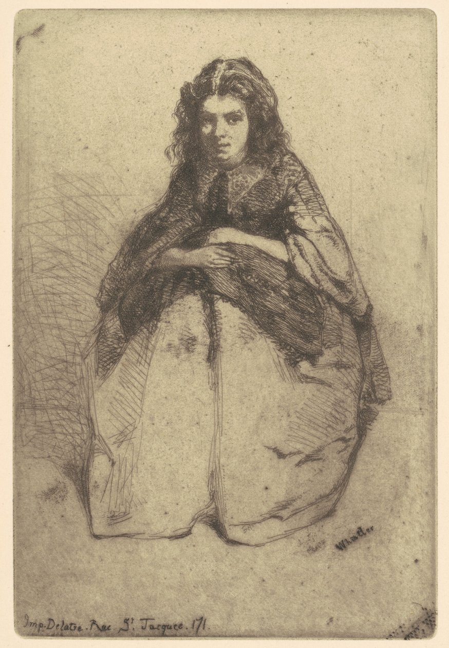 Çizgi roman, 1858. by James Abbott McNeill Whistler