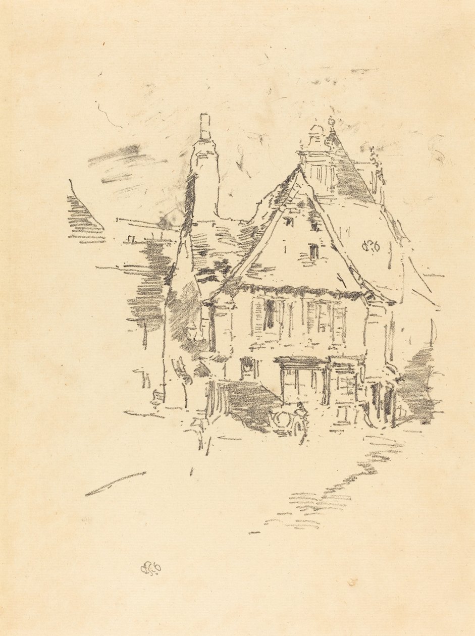 Üçgen Çatılar, 1893. by James Abbott McNeill Whistler
