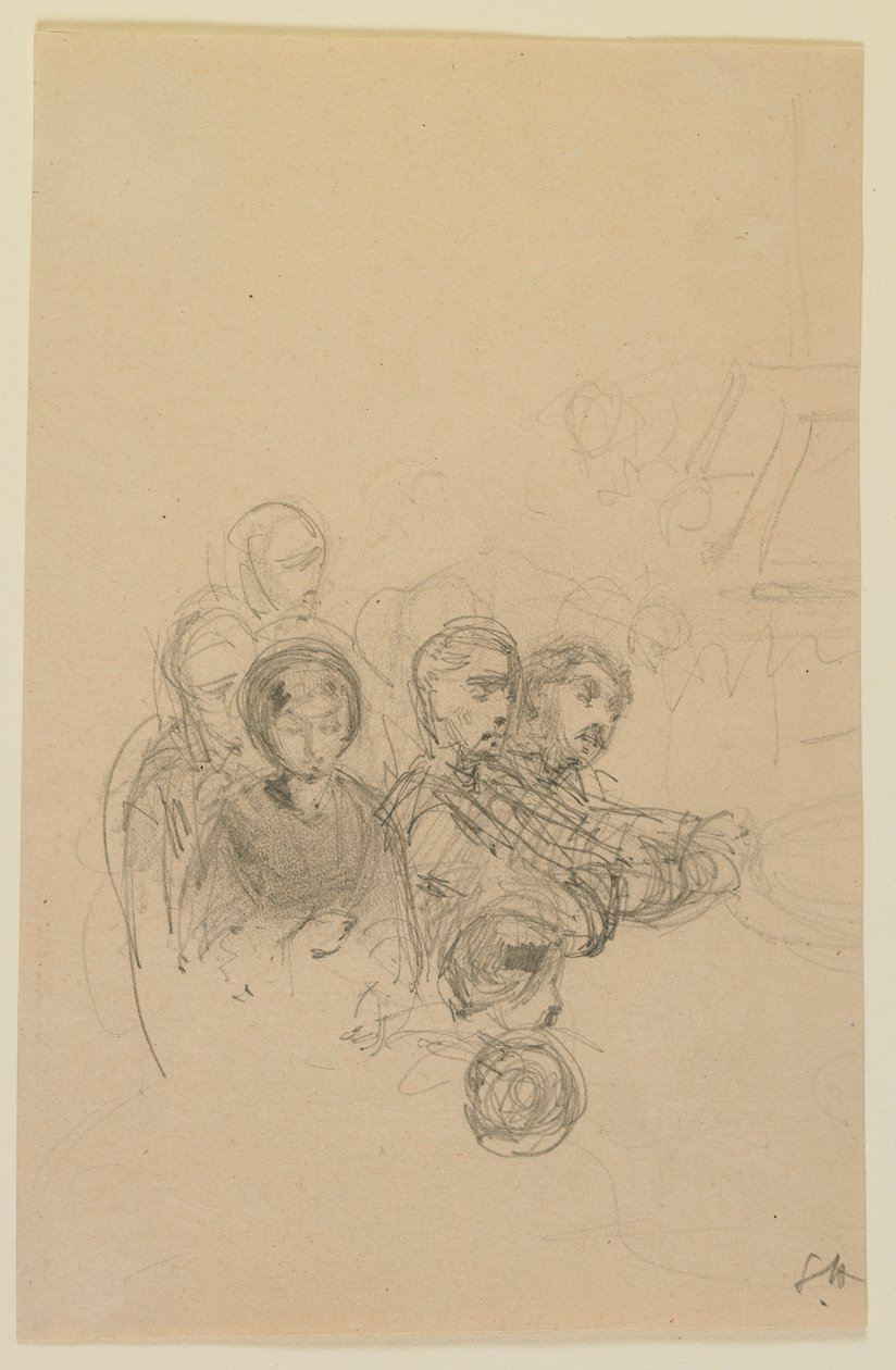 Kumarbazlar, 1858. by James Abbott McNeill Whistler