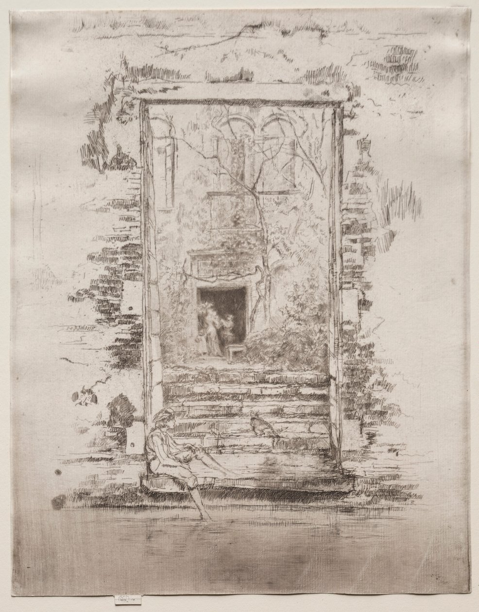Bahçe, 1886. by James Abbott McNeill Whistler