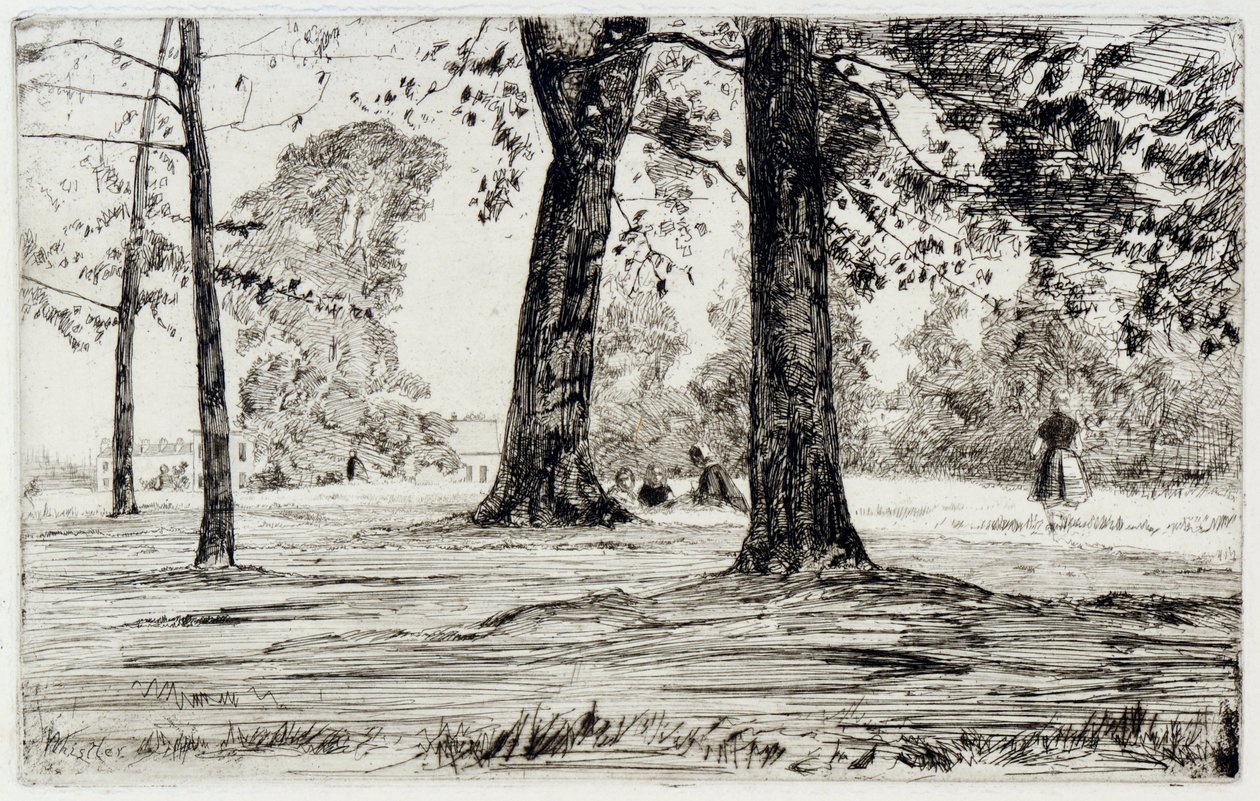 Greenwich Parkı by James Abbott McNeill Whistler