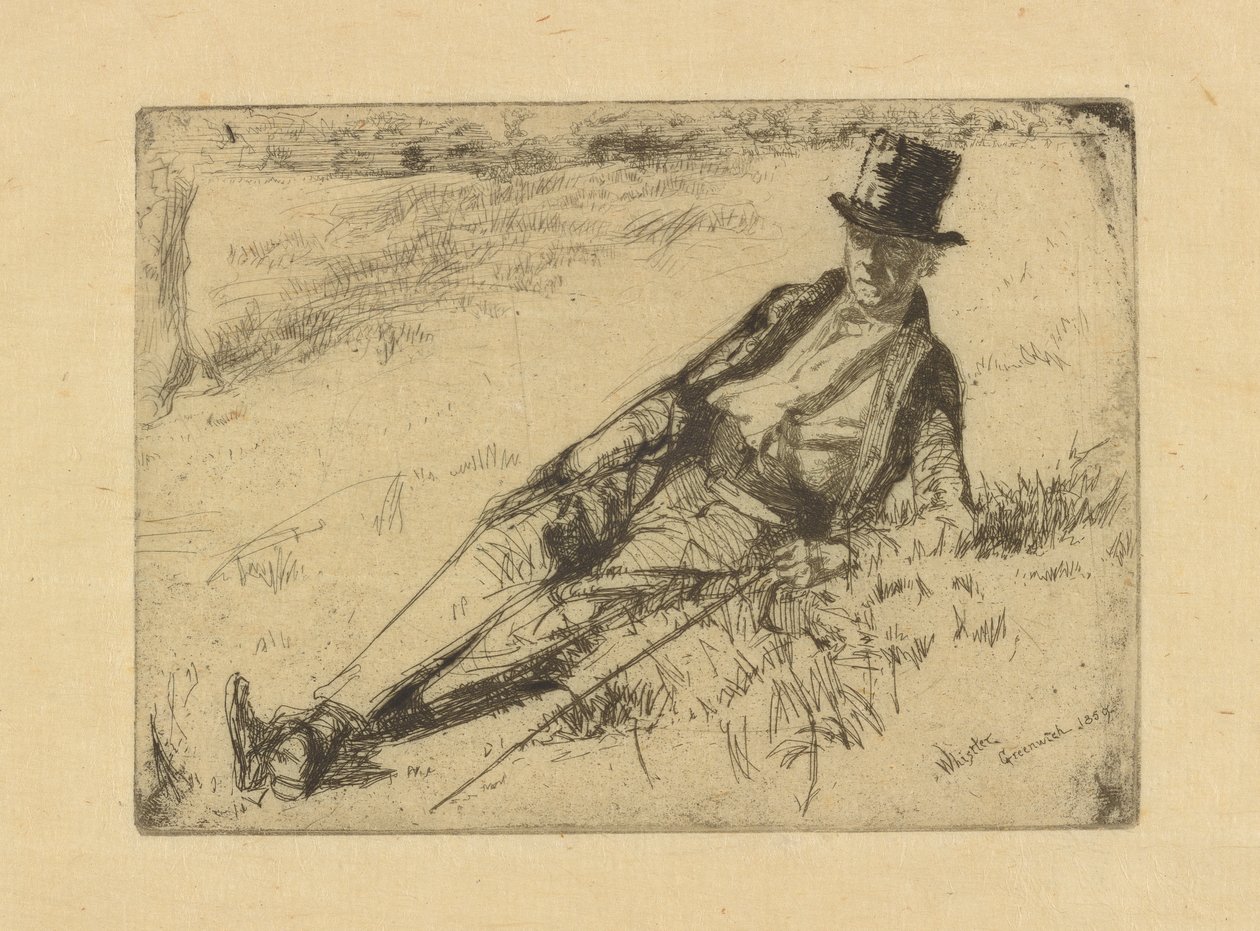 Greenwich Emeklisi, 1859. by James Abbott McNeill Whistler