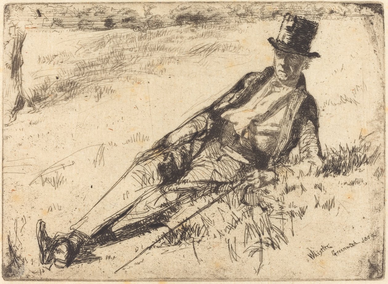 Greenwich Emeklisi, 1859. by James Abbott McNeill Whistler