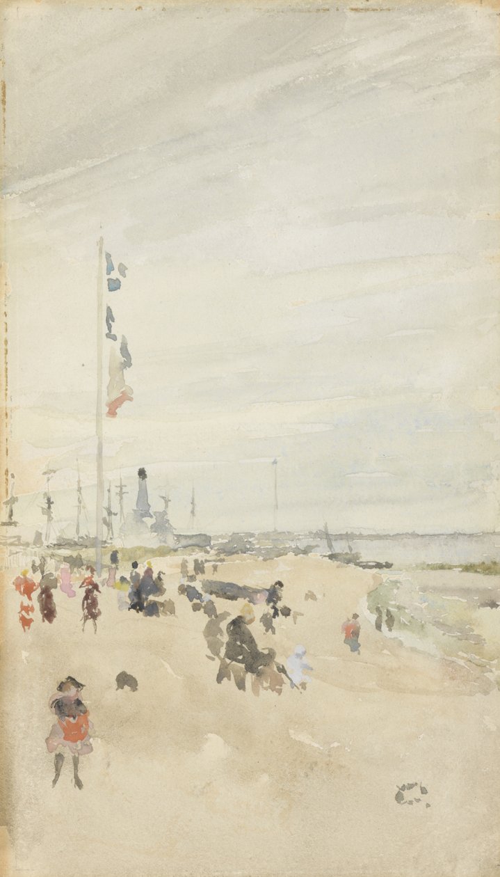 Gri ve İnci: Resmi Tatil Afişleri, 1883-84 by James Abbott McNeill Whistler