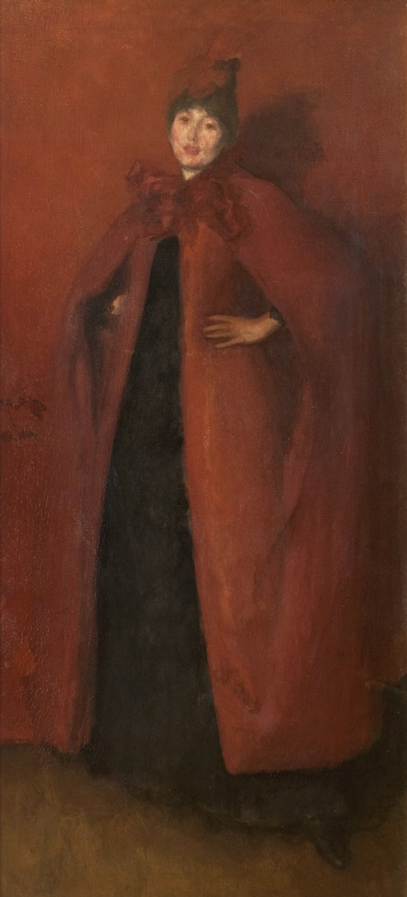 Kırmızı Uyum: Lamba Işığı, 1884-86 by James Abbott McNeill Whistler
