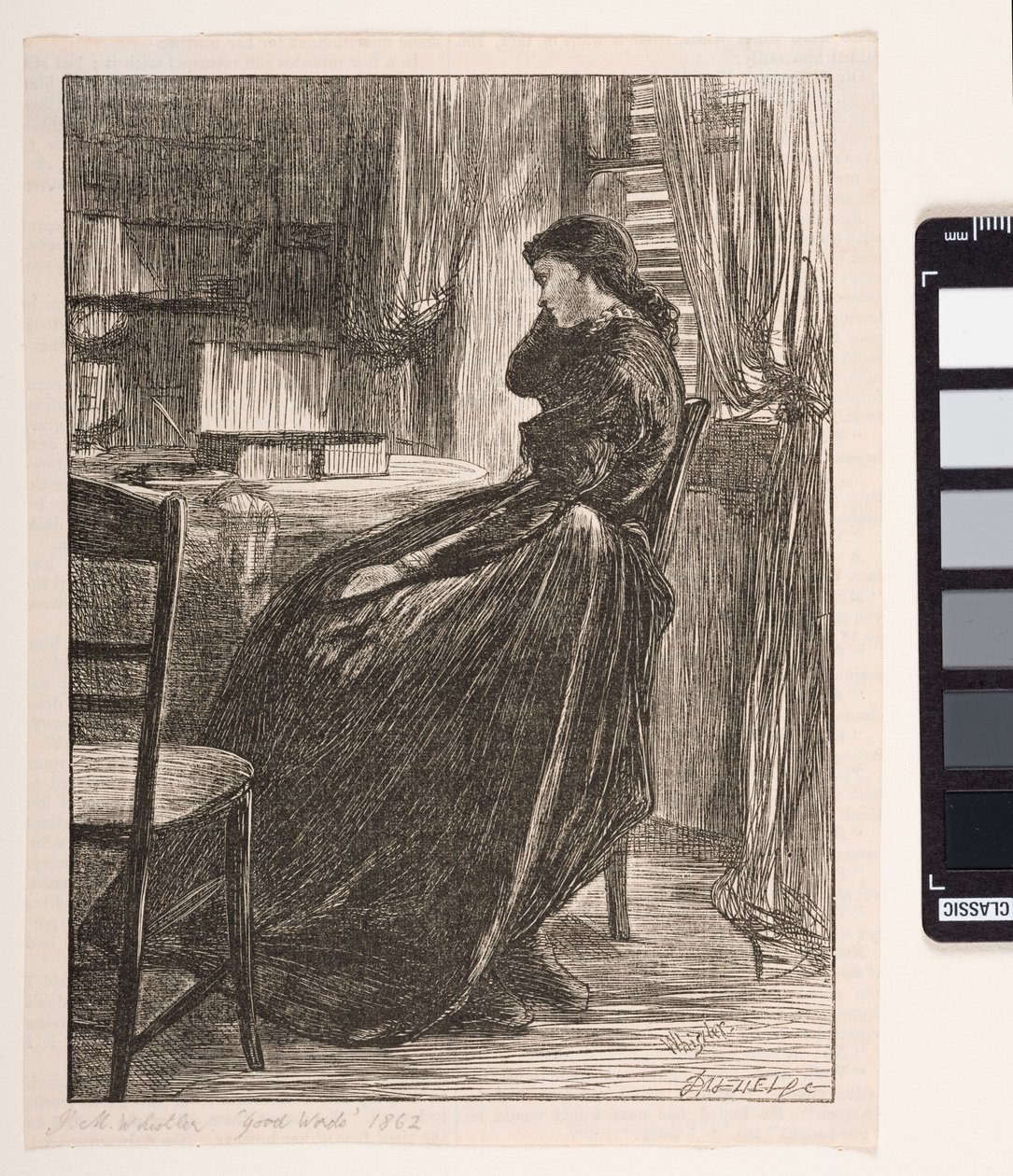 Joanna Douglas, "Dava Vaazı"nda, 1862 by James Abbott McNeill Whistler