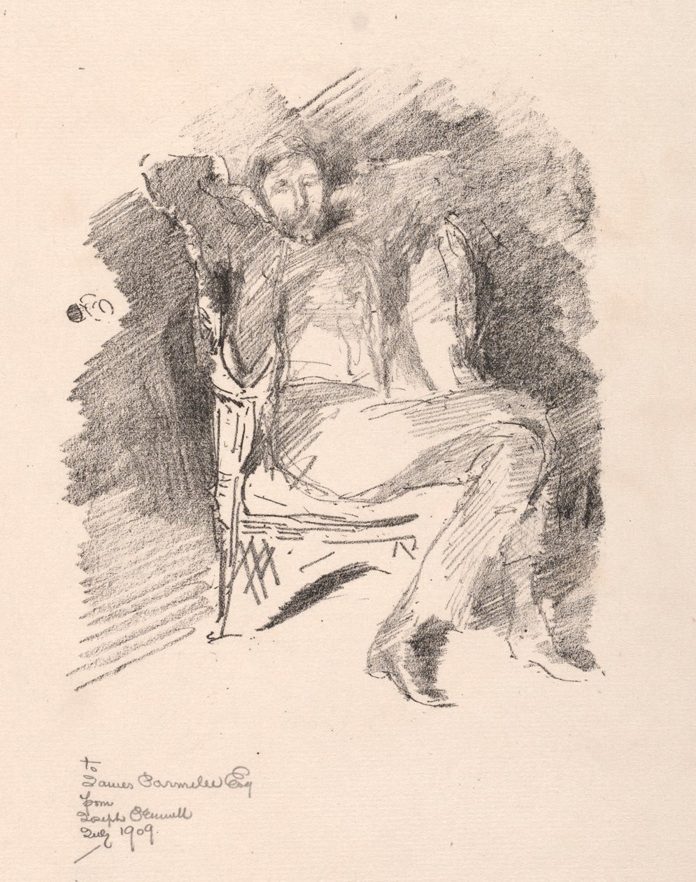 Joseph Pennell, No. 2, 1896. by James Abbott McNeill Whistler