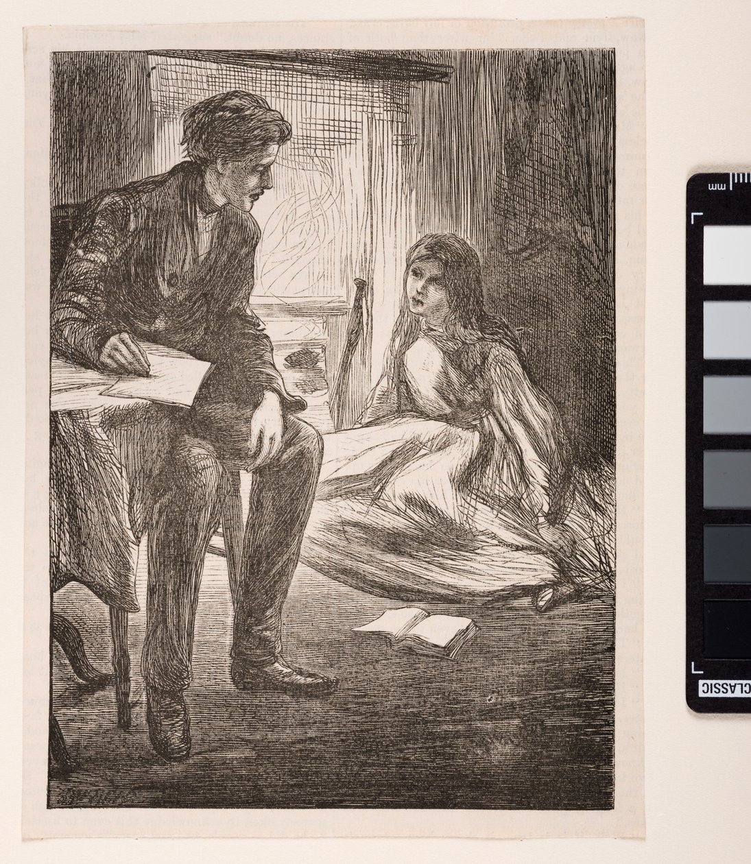 Kenneth ve Lena Graeme, "Deneme Vaazı"nda, 1862 by James Abbott McNeill Whistler