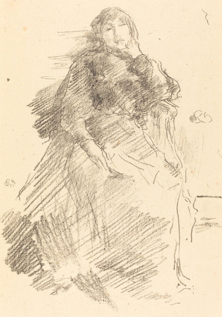Güzel Tembel Hanım, 1894. by James Abbott McNeill Whistler