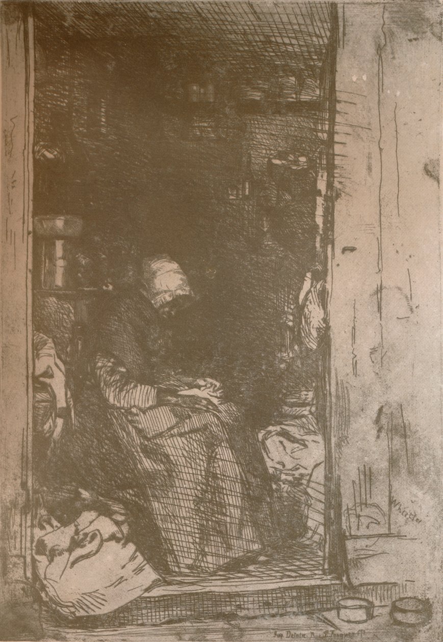 La Vieille Aux Loques, c1858, 1904 by James Abbott McNeill Whistler