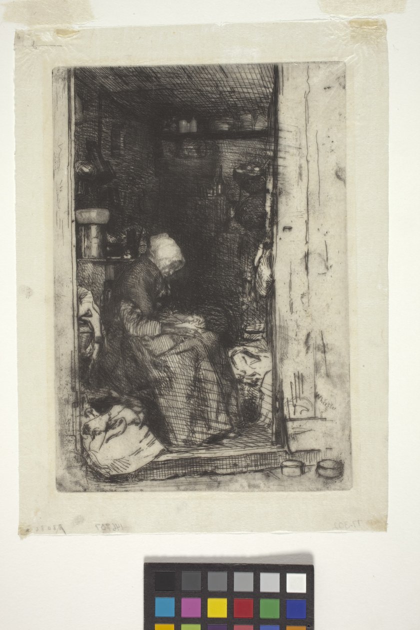 La Vielle Aux Loques (gravür) by James Abbott McNeill Whistler