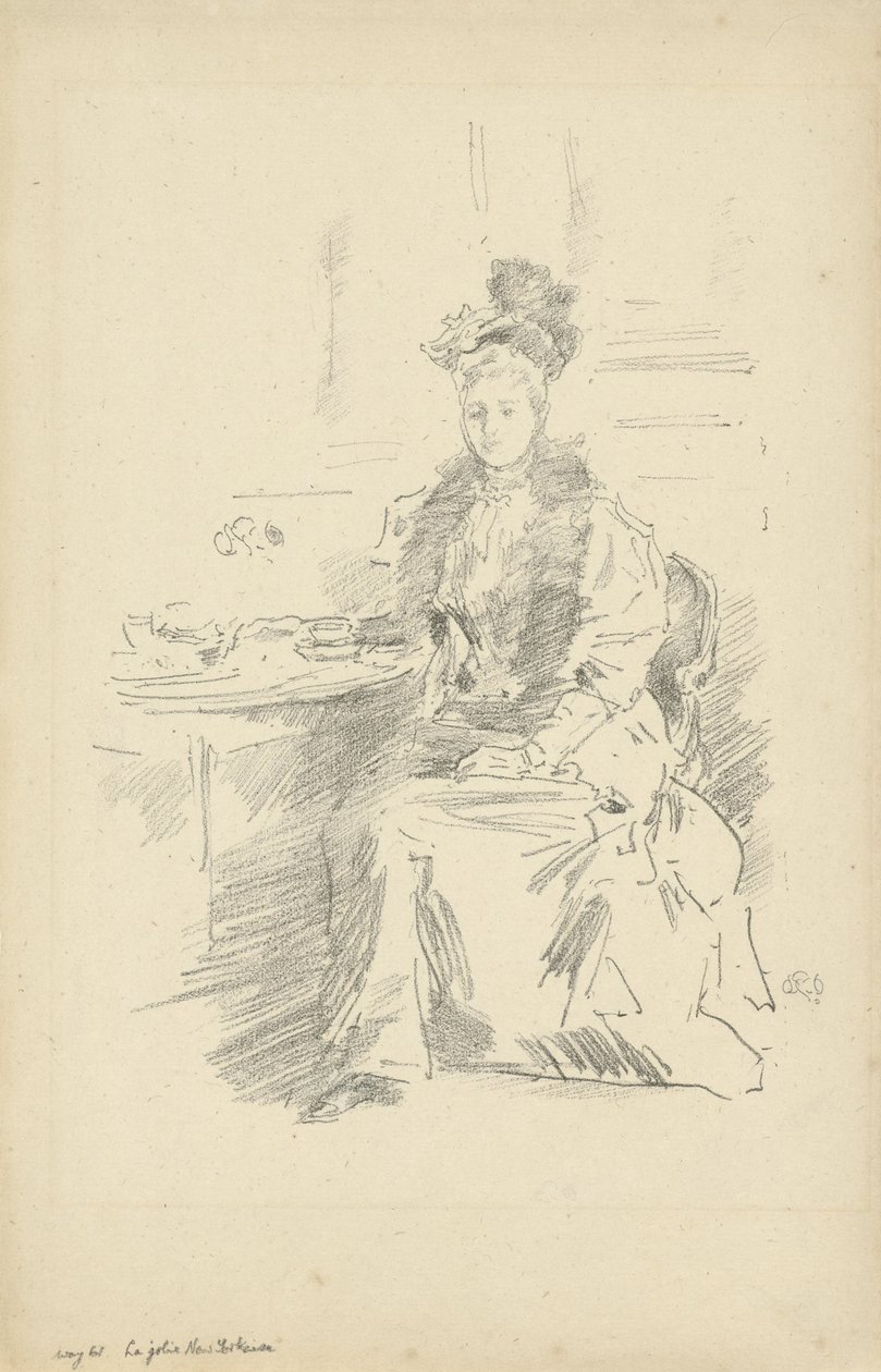 Güzel New Yorker by James Abbott McNeill Whistler