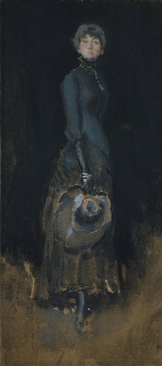 Lady in Grey, ca. 1883. by James Abbott McNeill Whistler