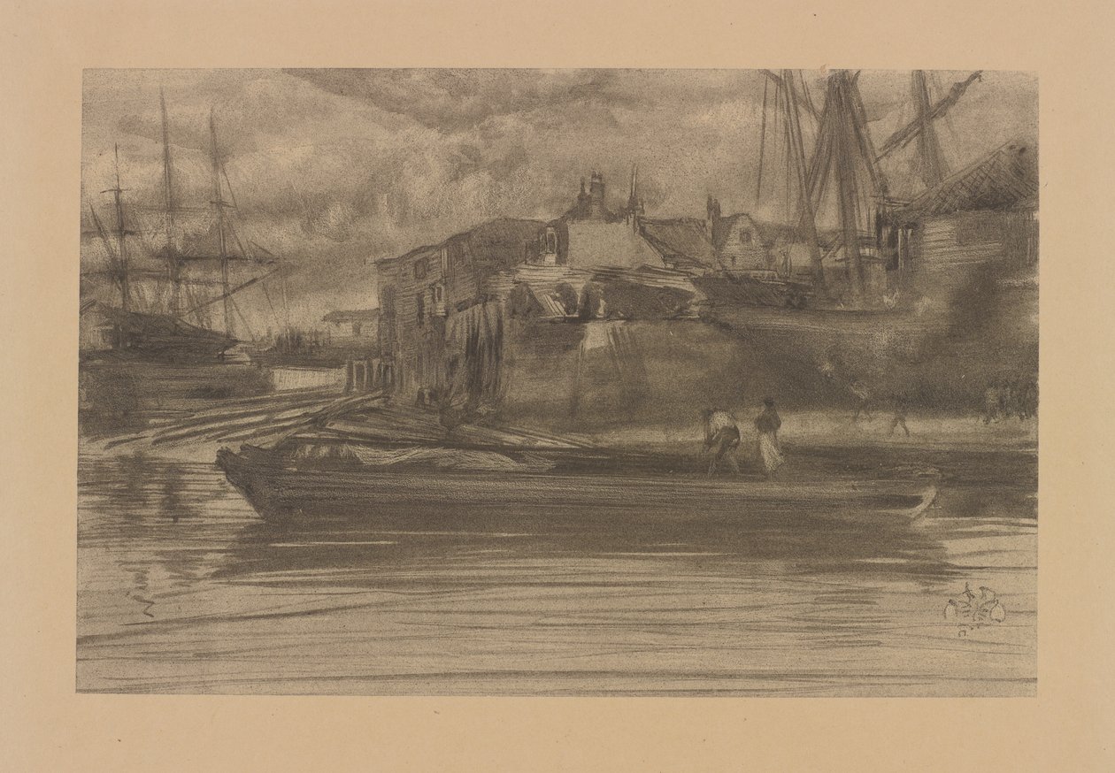 Kireçhane, 1878. by James Abbott McNeill Whistler