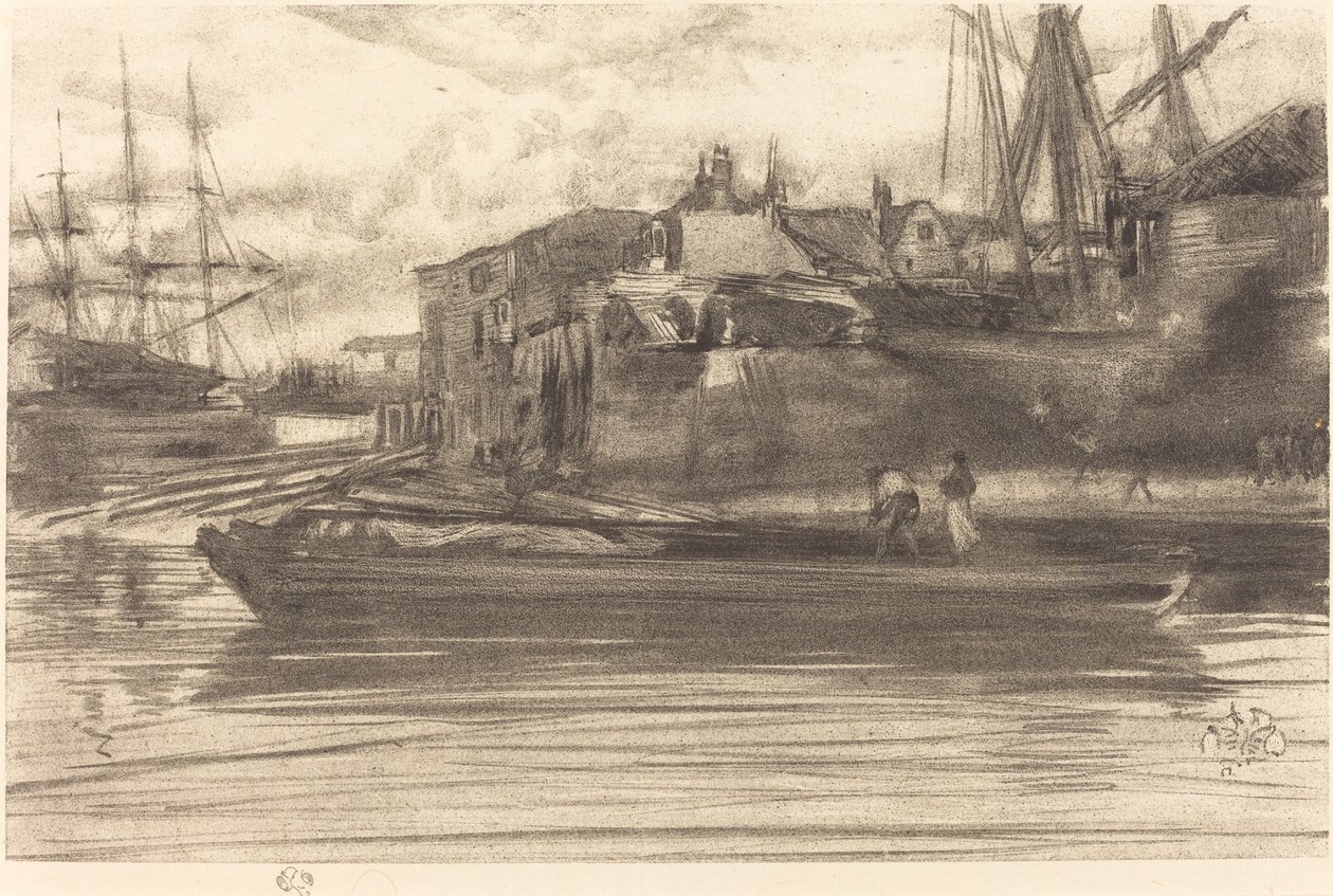 Kireçhane, 1878. by James Abbott McNeill Whistler
