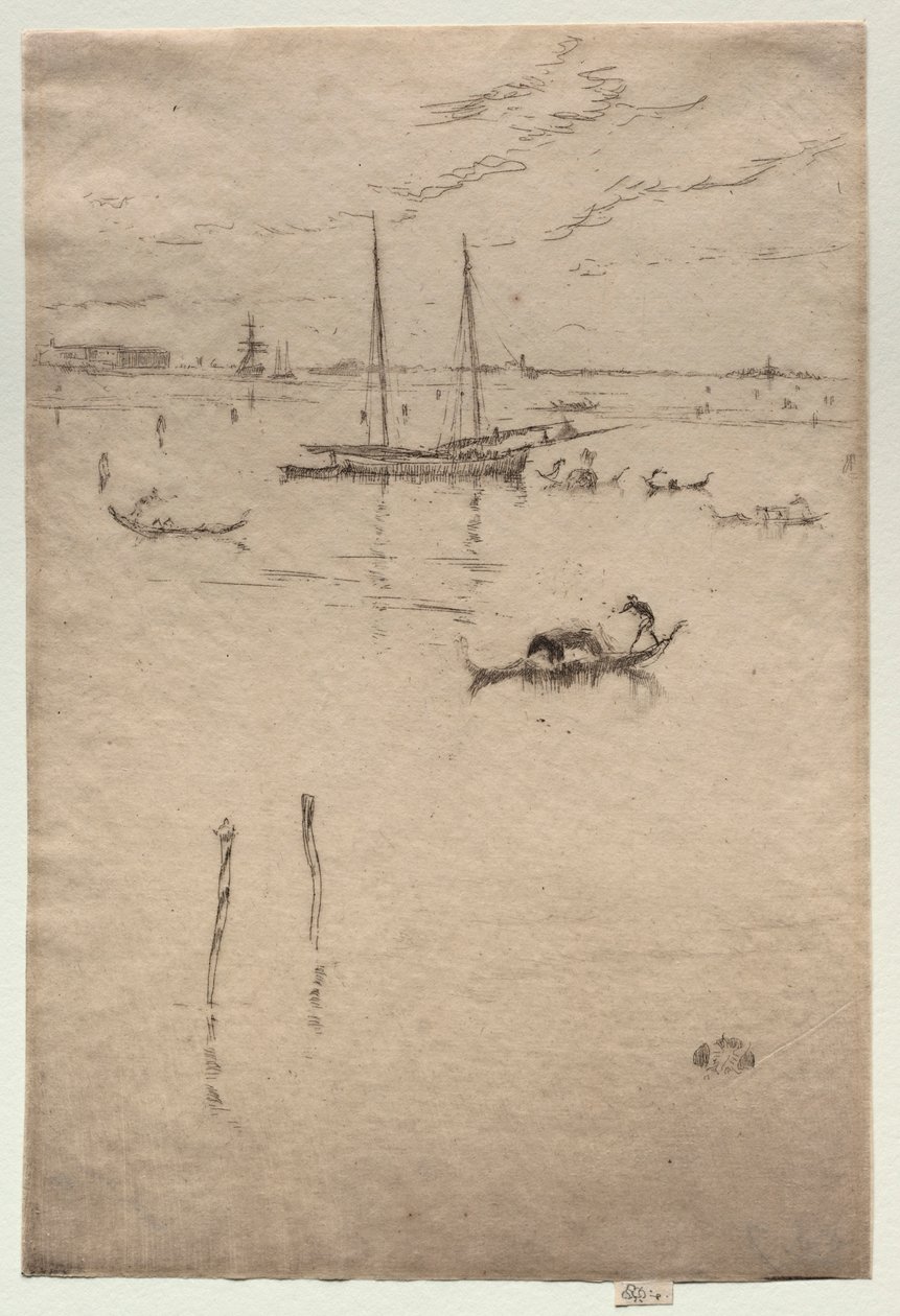 Küçük Lagün. by James Abbott McNeill Whistler