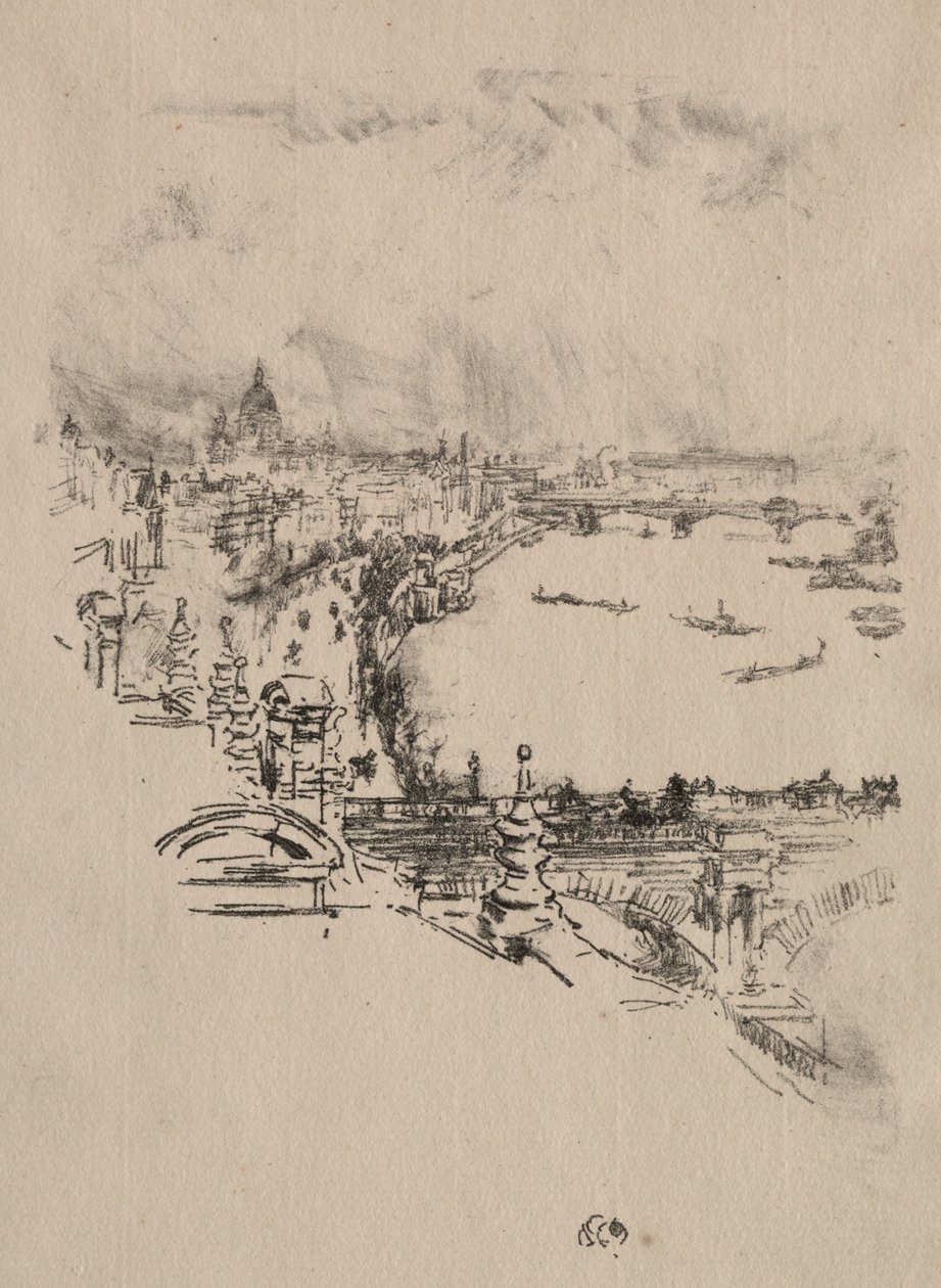 Küçük Londra. by James Abbott McNeill Whistler